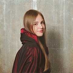 VLD No.1 65.2×65.2cm 2025年 oil on panel