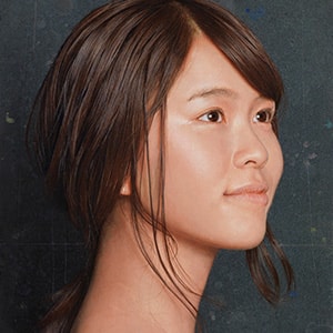 MK No,2 45.5×28.1cm 2018年 acrylic，oil on panel