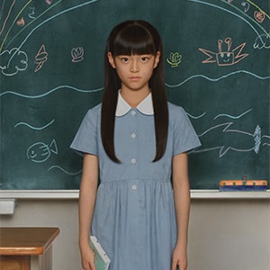 Classroom in summer 215.0×93.5cm 2020年 oil on panel