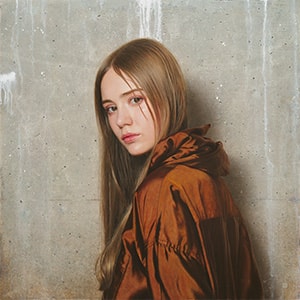 VLD No.2 65.2×65.2cm 2025年 oil on panel